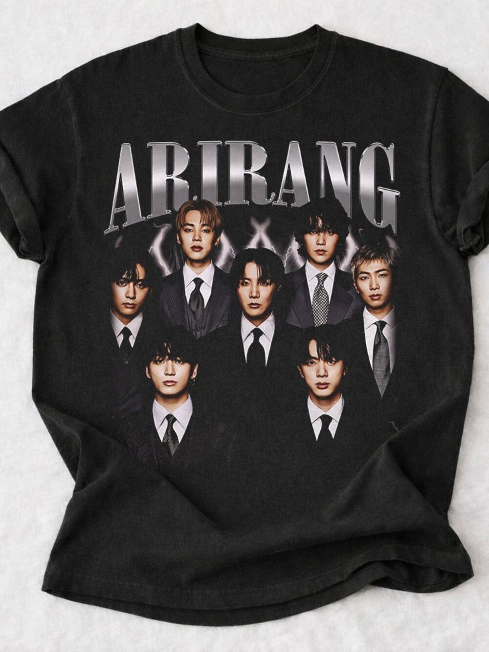 BTS Arirang Tour 2026 Shirt Vintage Bangtan Boys Kpop Concert Fan T-Shirt